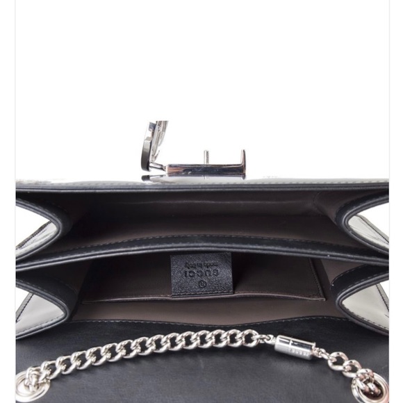 Authentic - GG Gucci marmont black leather bag. - Picture 8 of 13